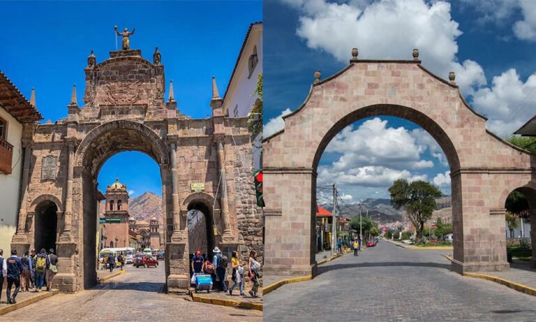 Arches in the city of Cusco
